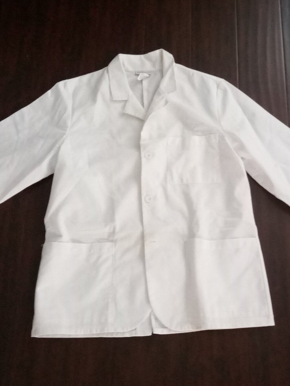 MED MAN medium short White Coat